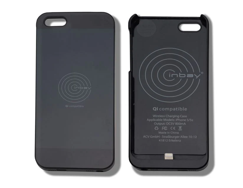 ACV* Funda de carga Qi para iPhone® 5/5S, en color negro. - Image 2