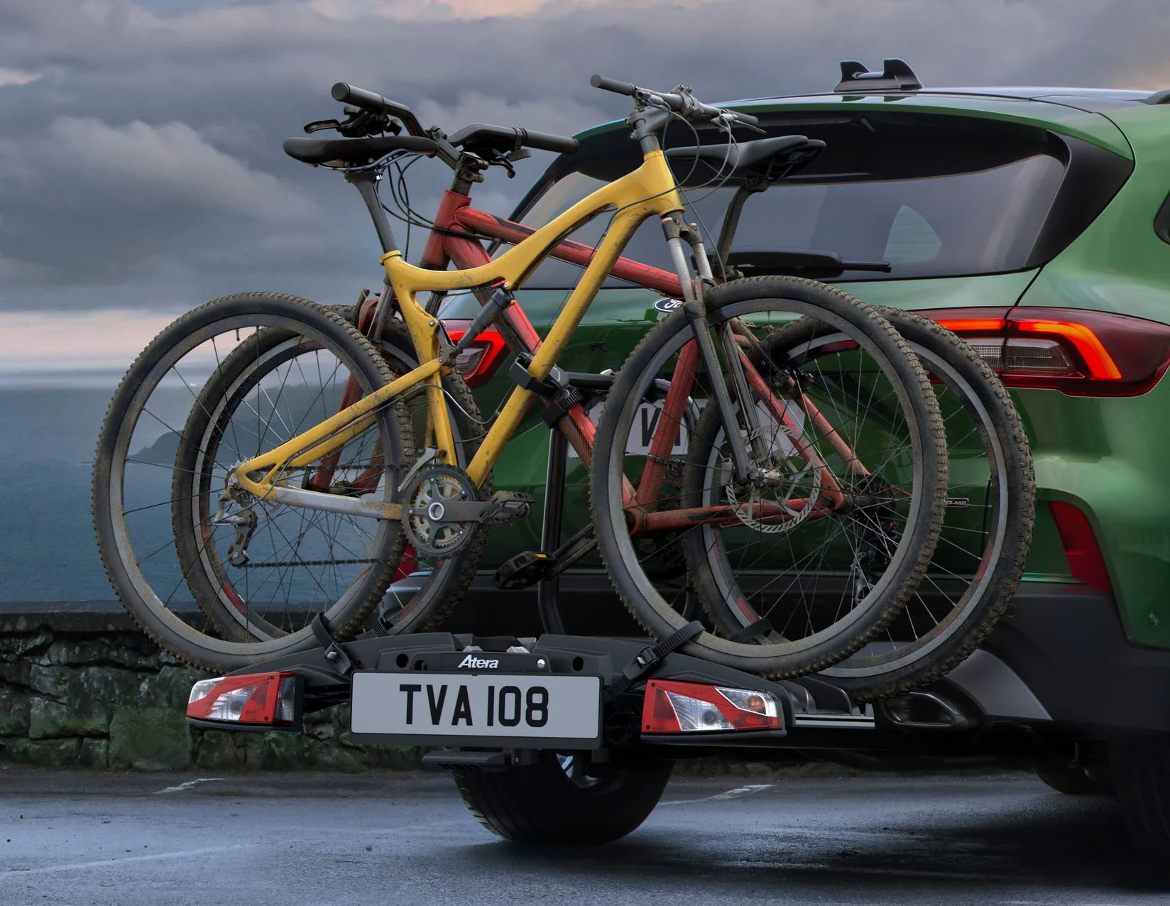 Atera* Portabicicletas trasero Genio Pro Advanced,para 2 bicicletas