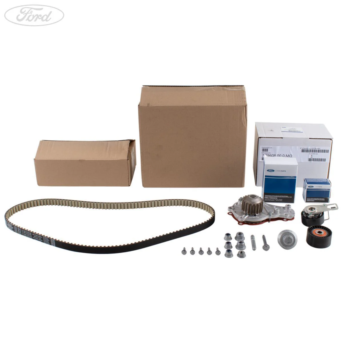 Bomba de agua y tensor correa de distribución originales Ford 1.5 Duratorq TDCi 2008687 - Image 3