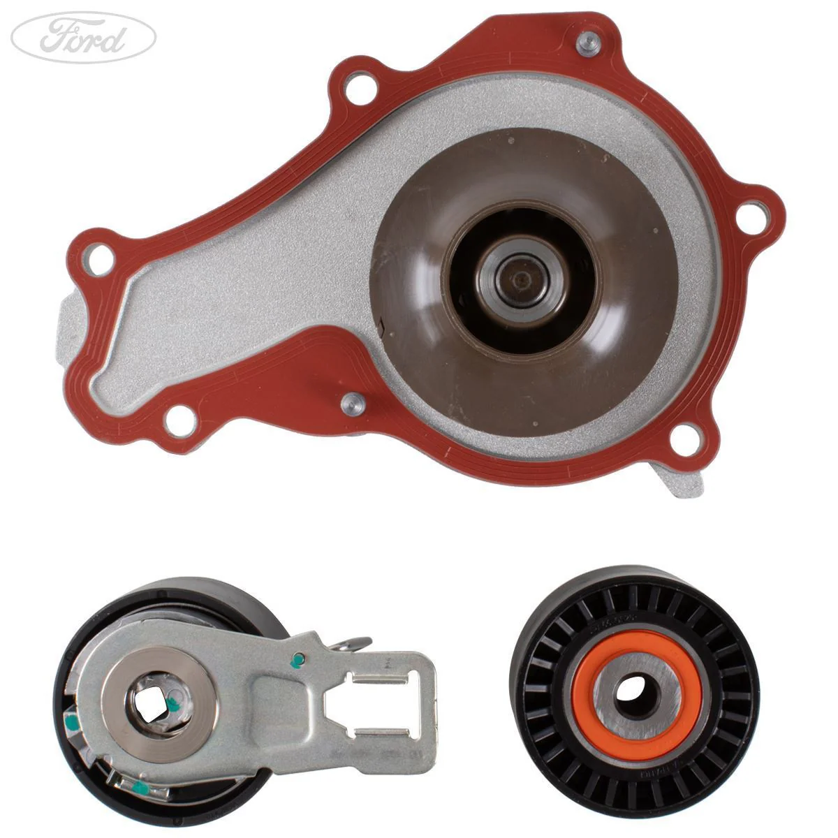 Bomba de agua y tensor correa de distribución originales Ford 1.5 Duratorq TDCi 2008687 - Image 4