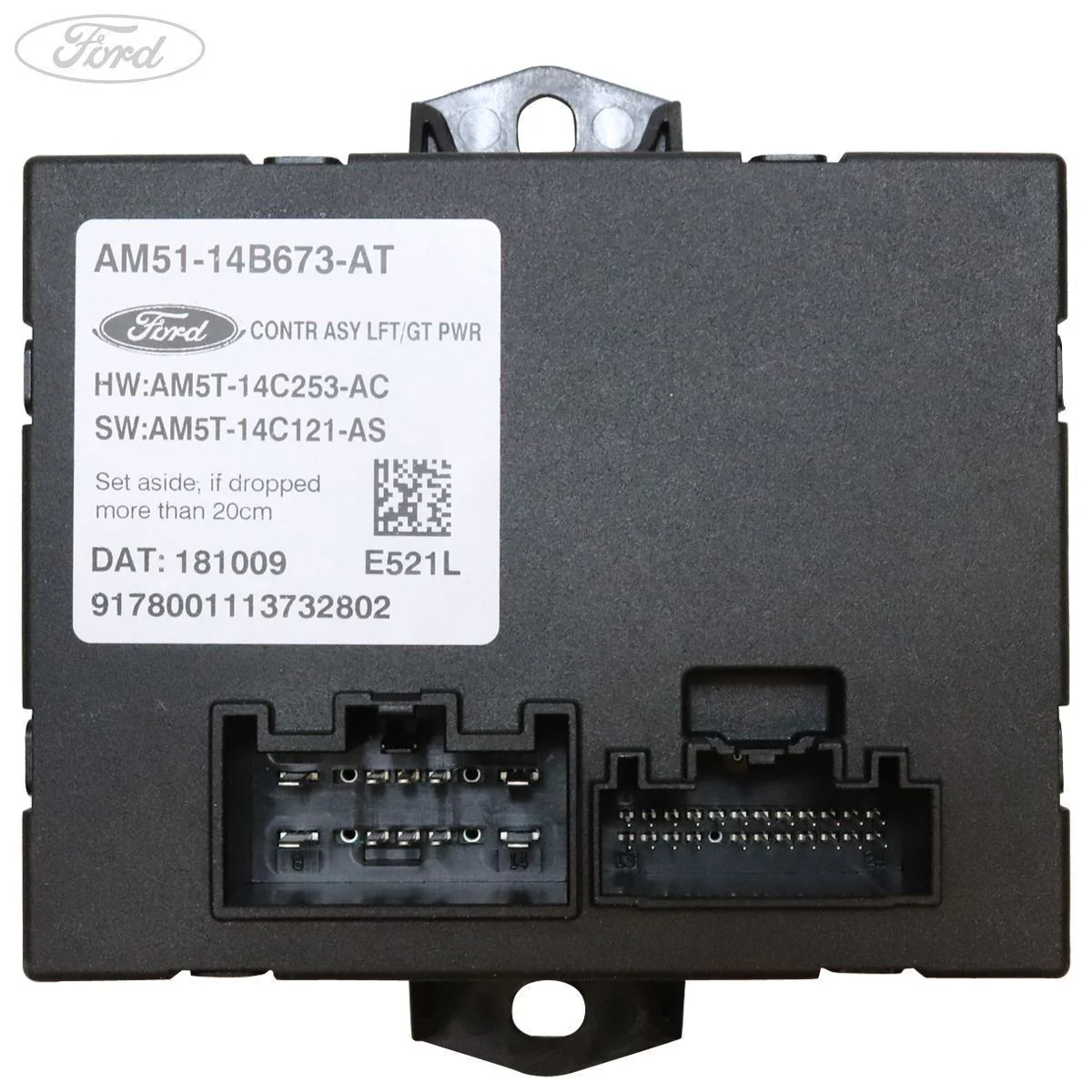 Ford C-MAX CEU 2015-19 Unidad Control Portón Negro 2021071 - Image 4