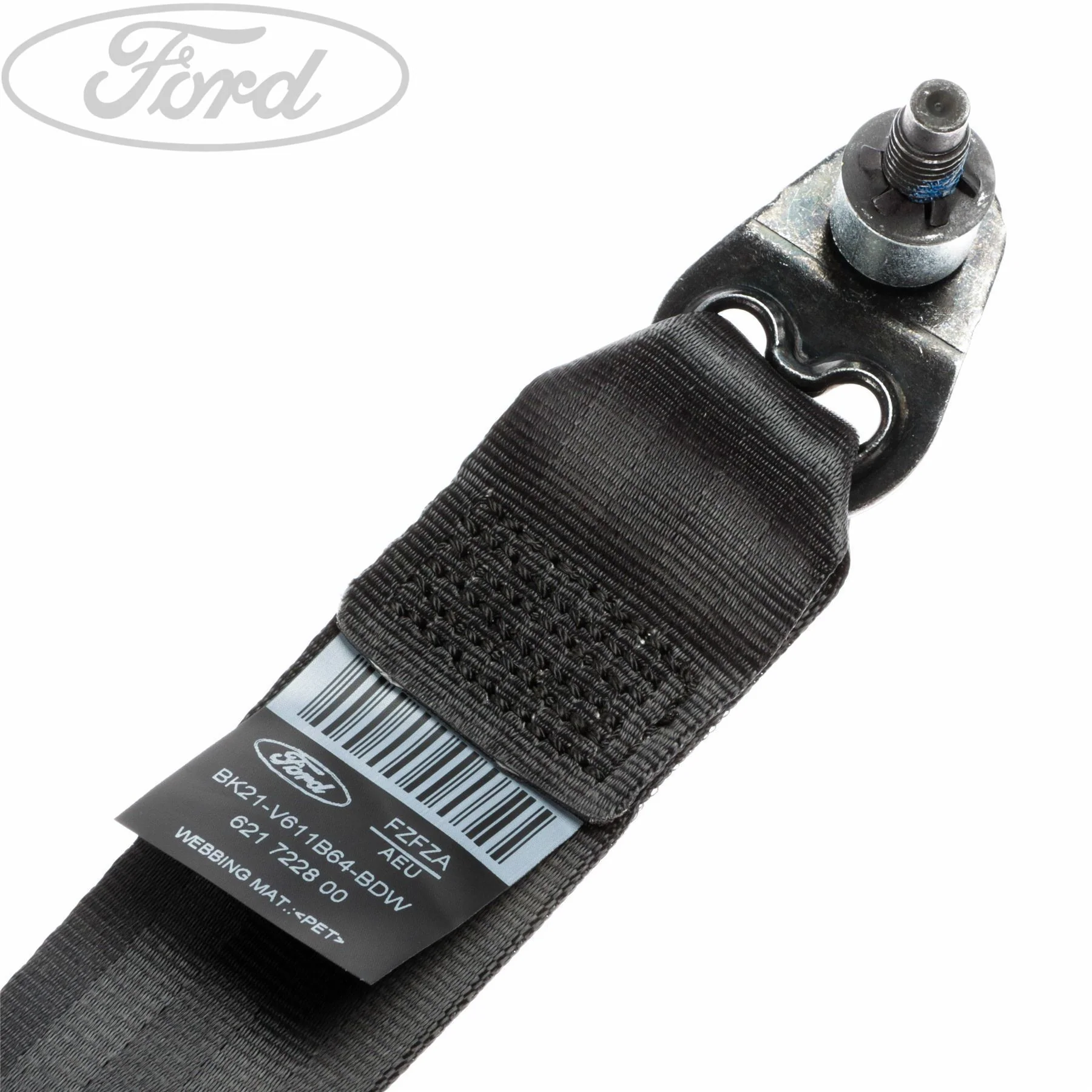 Cinturón de seguridad trasero izquierdo N/S (lado del conductor) original para Ford Transit/Tourneo Custom de 2012- en adelante 1811559 - Image 4