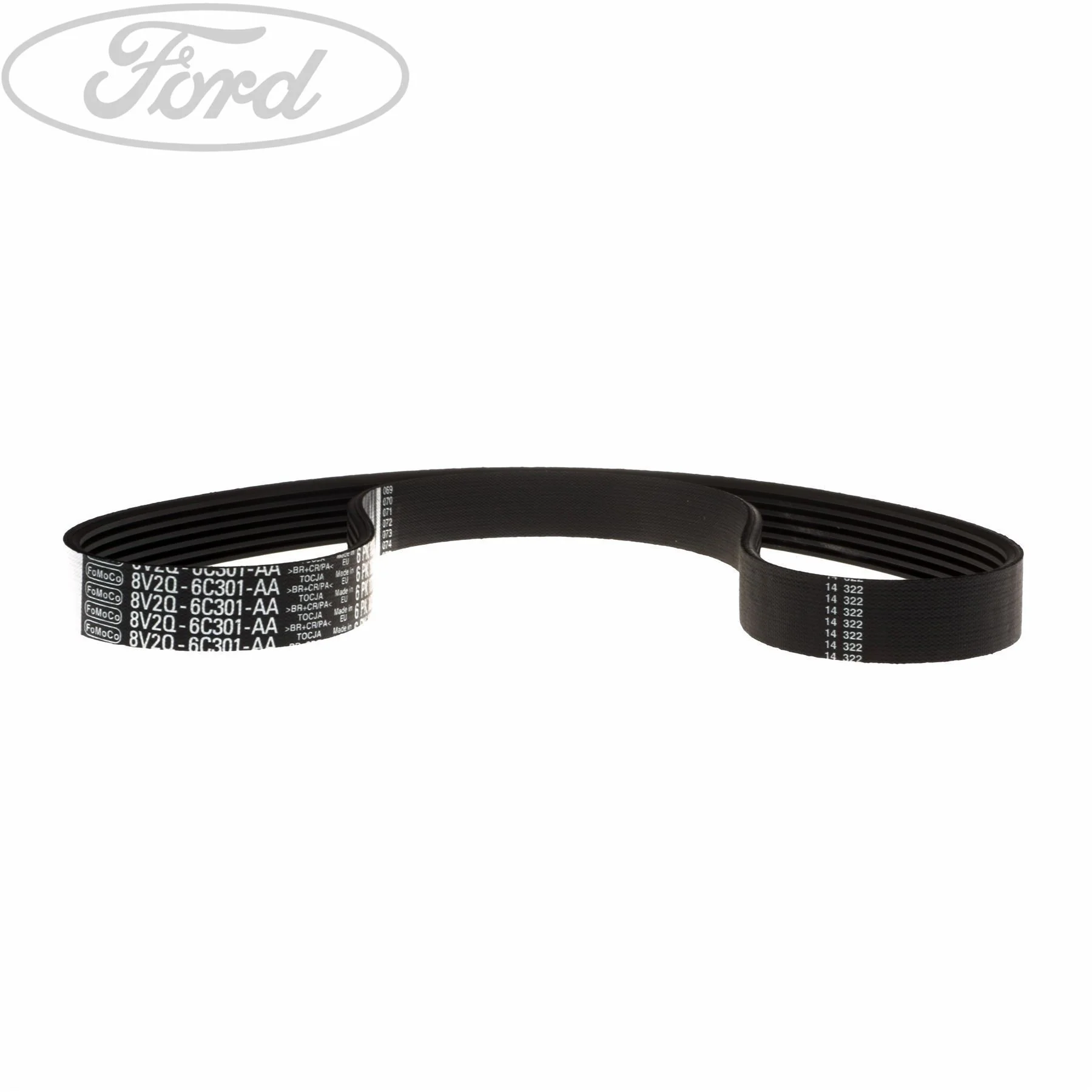 Correa de transmisión dentada en V original para Ford Fiesta 1.2 1.4 1.6 16v 1830909 - Image 4