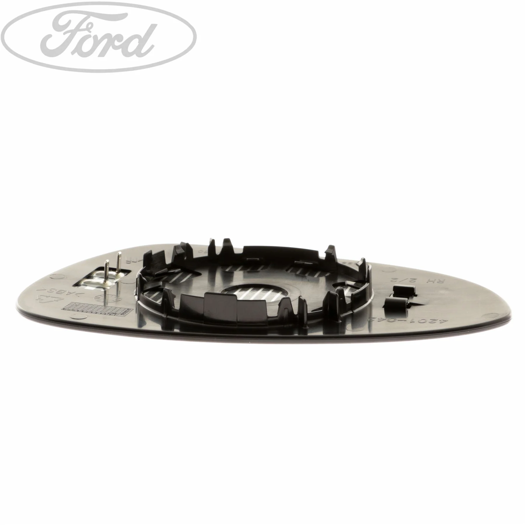 Cristal del espejo retrovisor derecho O/S (lado del pasajero) original para Ford Fiesta 1531440 - Image 2