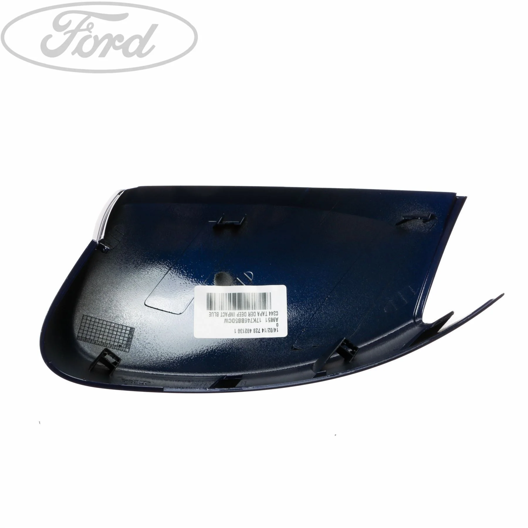 Cubierta/carcasa del espejo retrovisor lateral delantero derecho O/S (lado del pasajero) original para Ford C-Max Grand C-Max 1828170 - Image 4