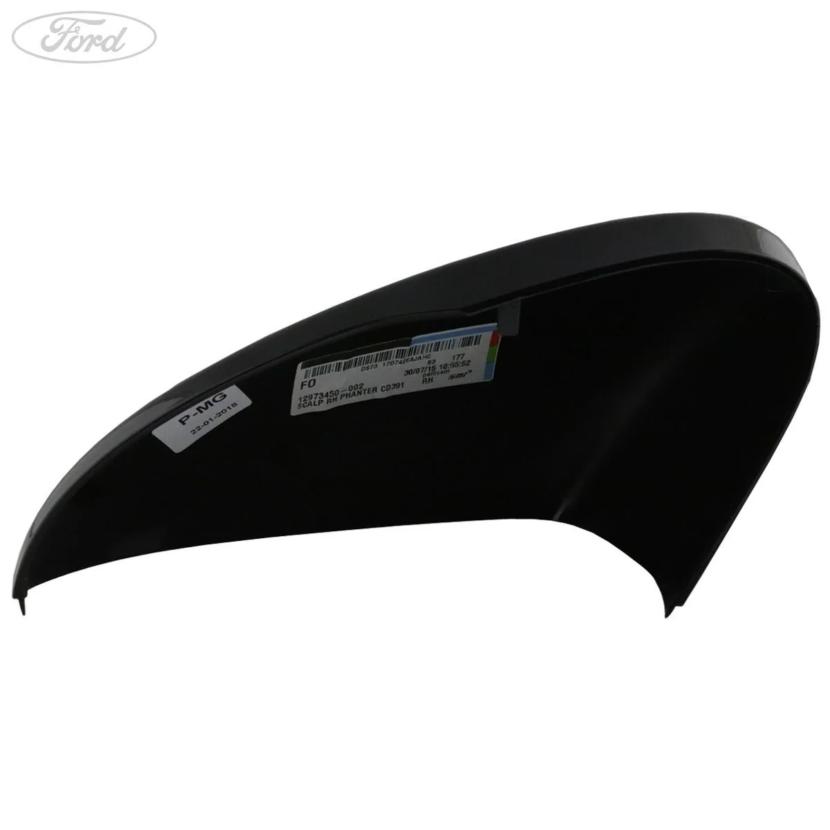 Cubierta color negro pantera del espejo retrovisor de la puerta O/S (lado del pasajero) original para Ford Mondeo 14- 5324086 - Image 3
