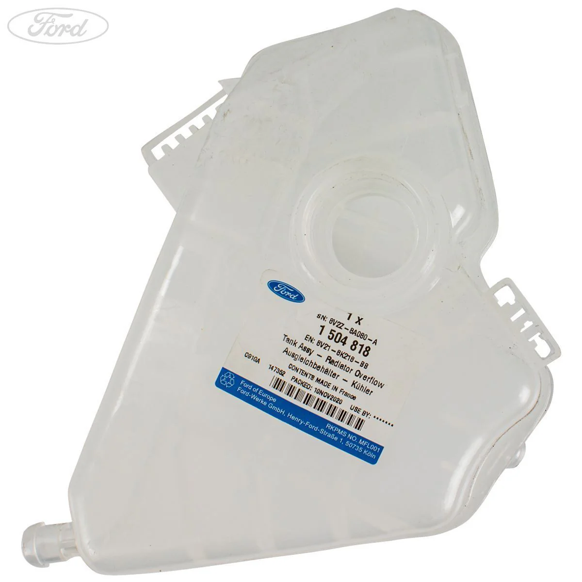 Depósito de expansión del radiador original para Ford Fiesta 1.5 1.6 TDCi 1504818 - Image 3