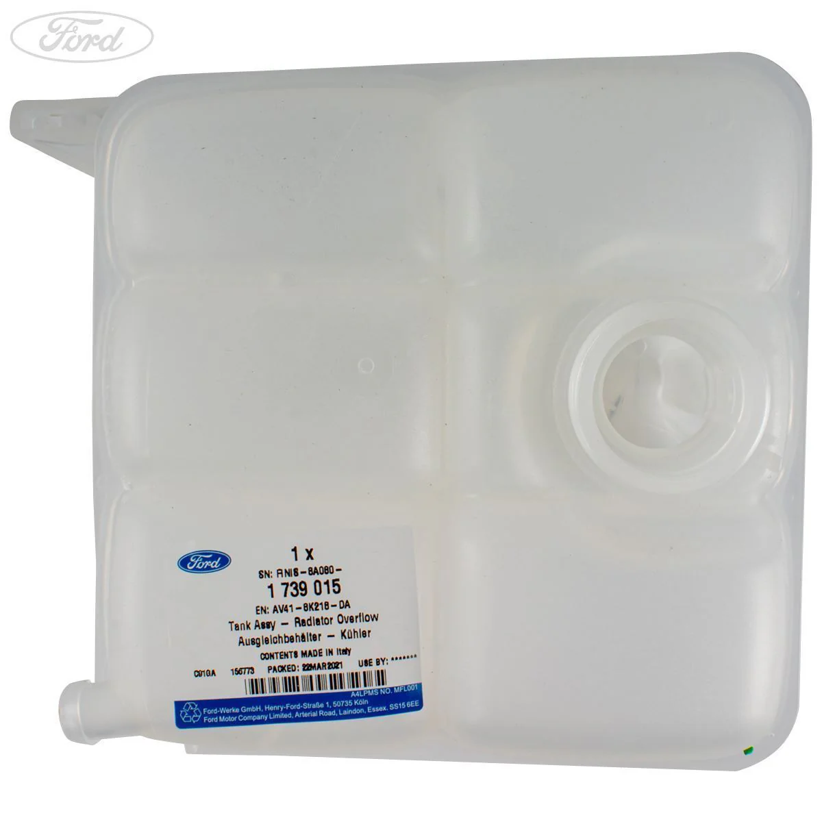 Depósito de expansión del radiador original para Ford Kuga 1739015 - Image 4