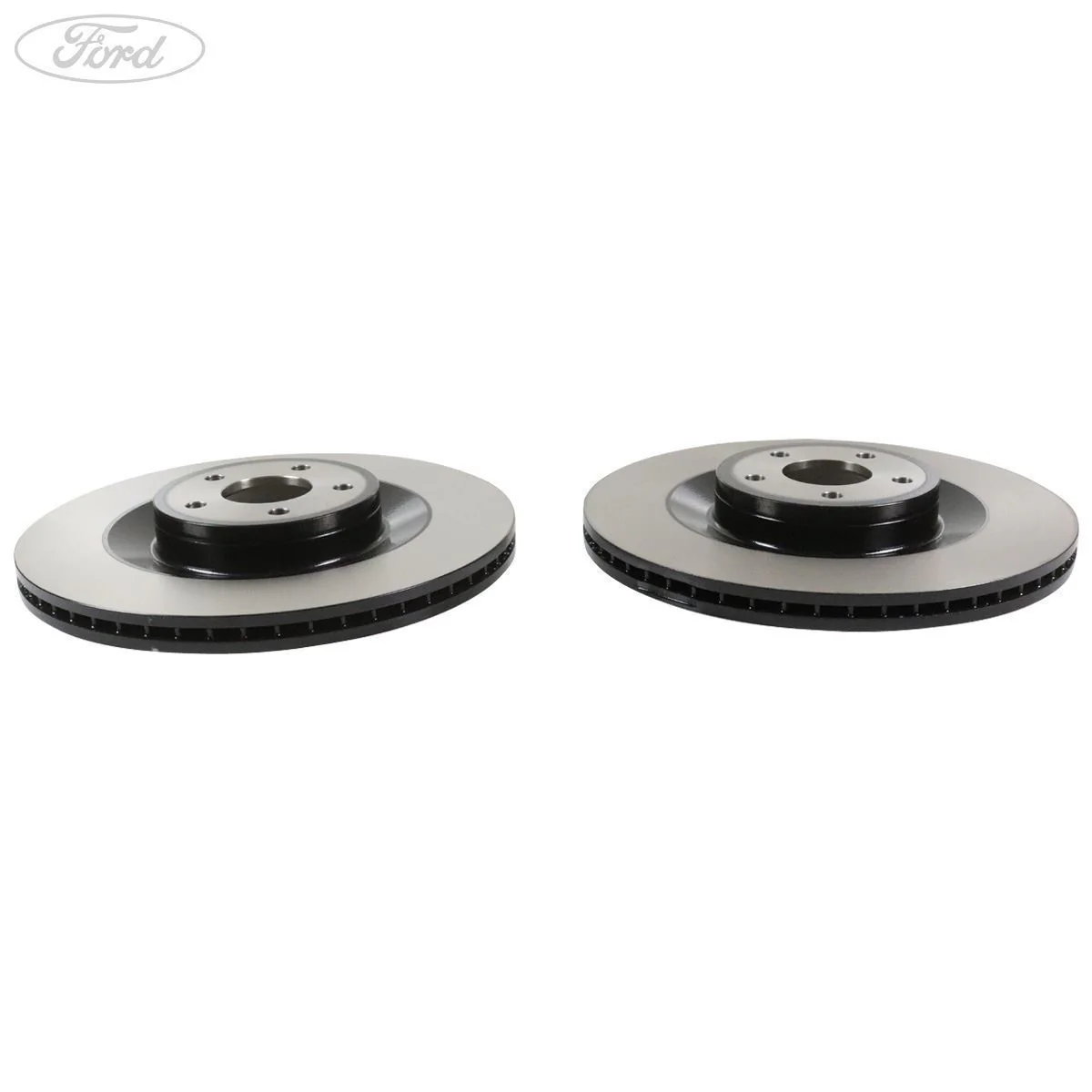Discos de freno delanteros ventilados de 350 mm originales para Ford Focus 2.3 RS 1936713 - Image 6