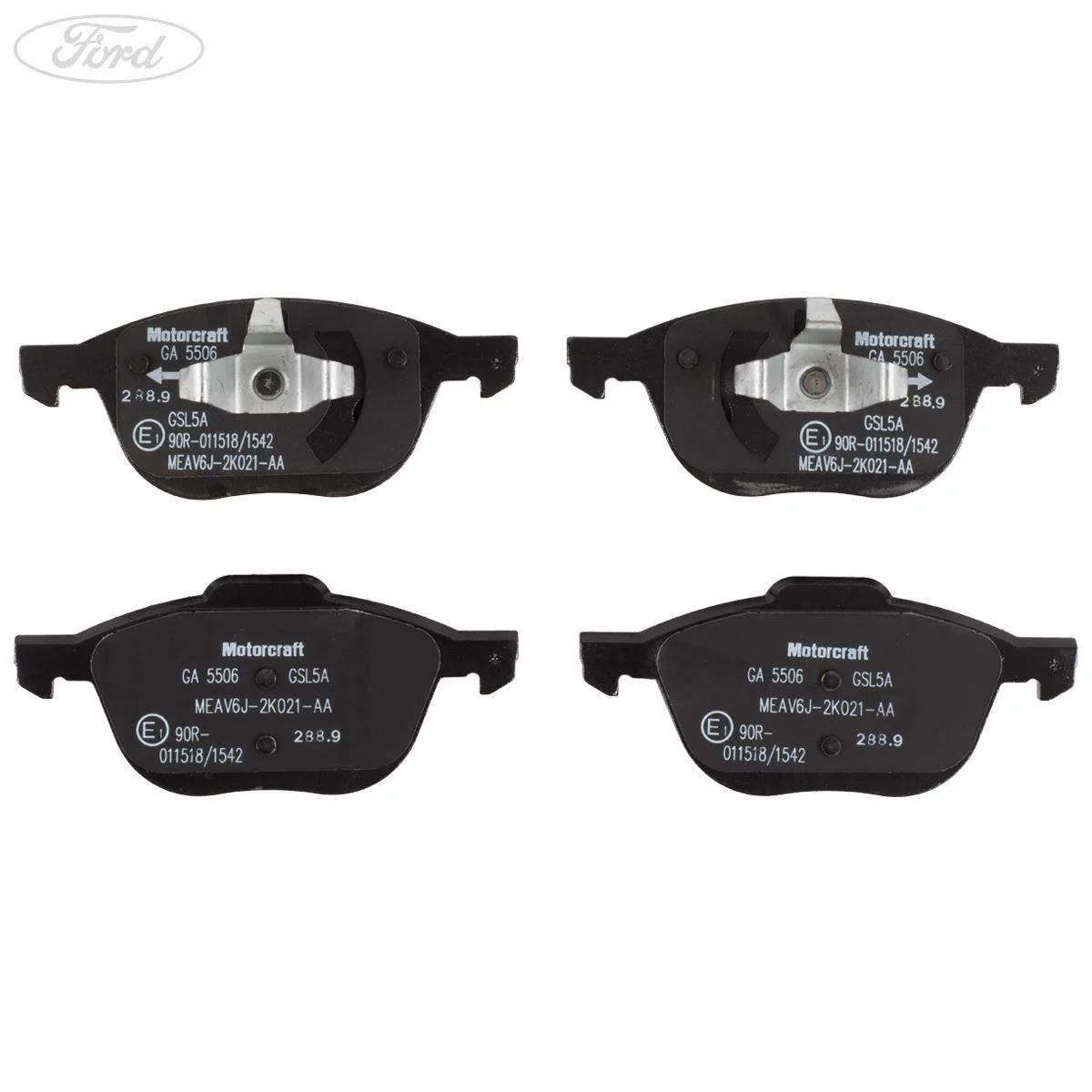 EcoSport 2017-2024 Kit de Forro de Freno Eje Trasero Negro - Image 5