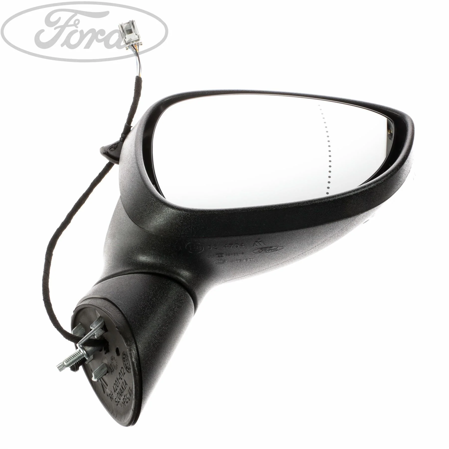 Espejo retrovisor lateral delantero O/S (lado del pasajero) original para Ford Fiesta 1753801 - Image 4