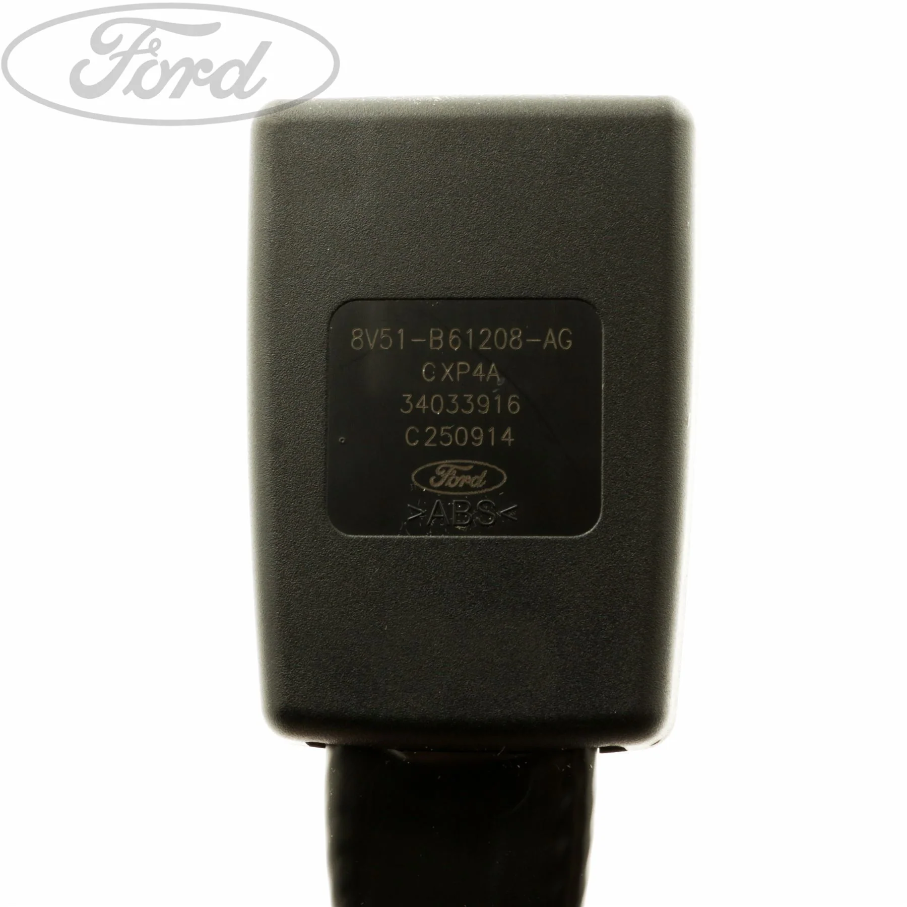 Ford Fiesta 08-12 Hebilla Cinturón Seguridad con Interruptor Negro 1724195 - Image 5