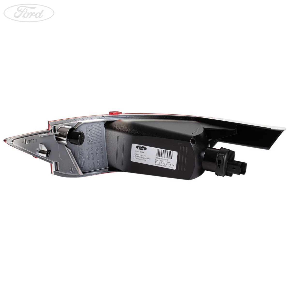 Ford Fiesta 2008-19 Lámpara Niebla Trasera Cristal Claro 2168298 - Image 3