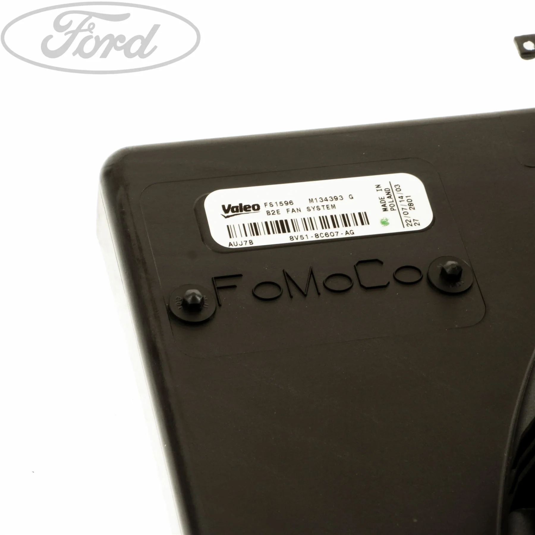 Ford Fiesta 2008-2019 Motor y Ventilador Aire Acond. Negro 2145093 - Image 5