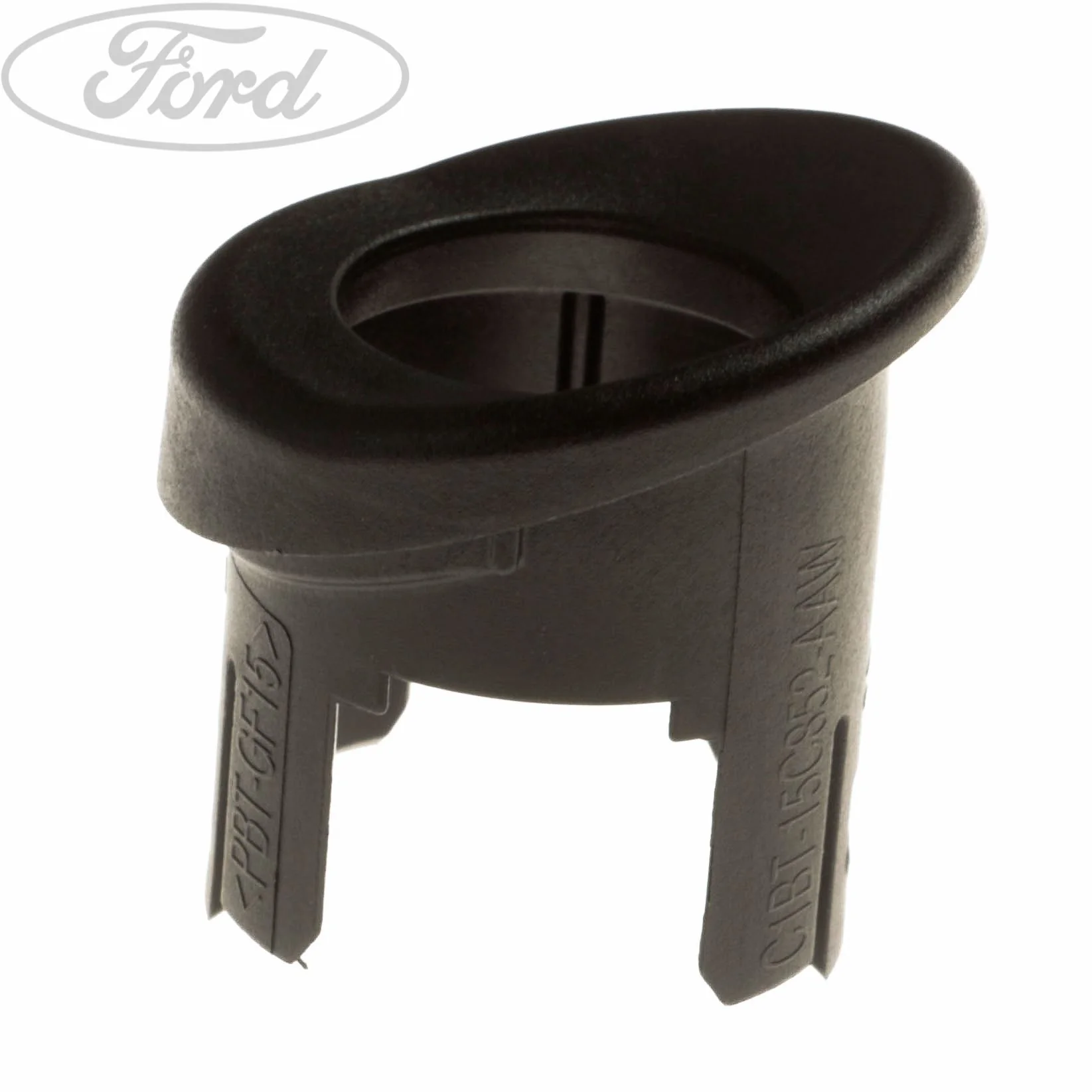 Ford Fiesta 2012-19 Retenedor Parachoques Trasero Negro 1818624 - Image 4