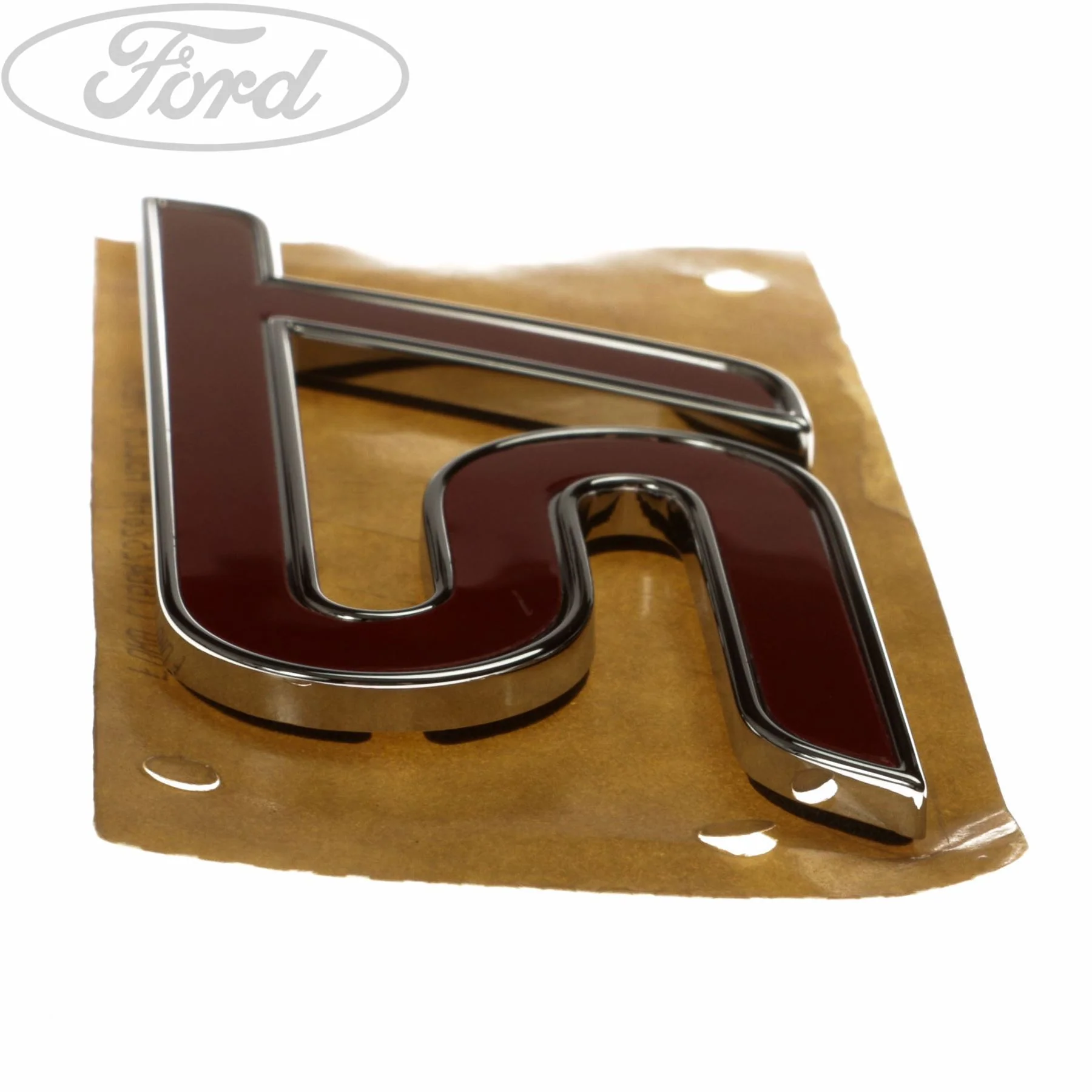 Ford Fiesta 2012-2019 ST/ST2 Placa Nombre Parachoques Delantero Negra 1794608 - Image 3