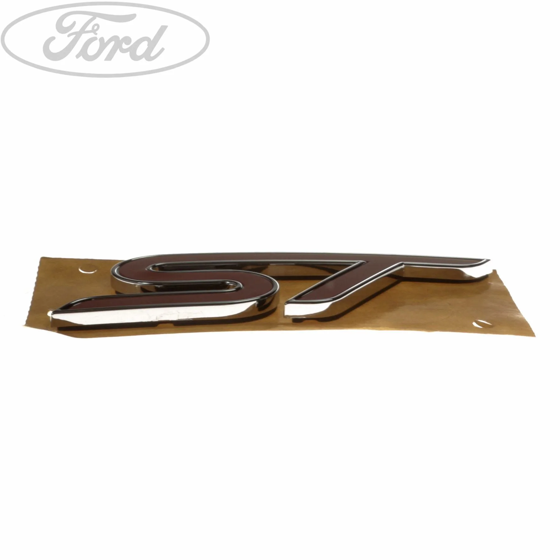 Ford Fiesta 2012-2019 ST/ST2 Placa Nombre Parachoques Delantero Negra 1794608 - Image 5