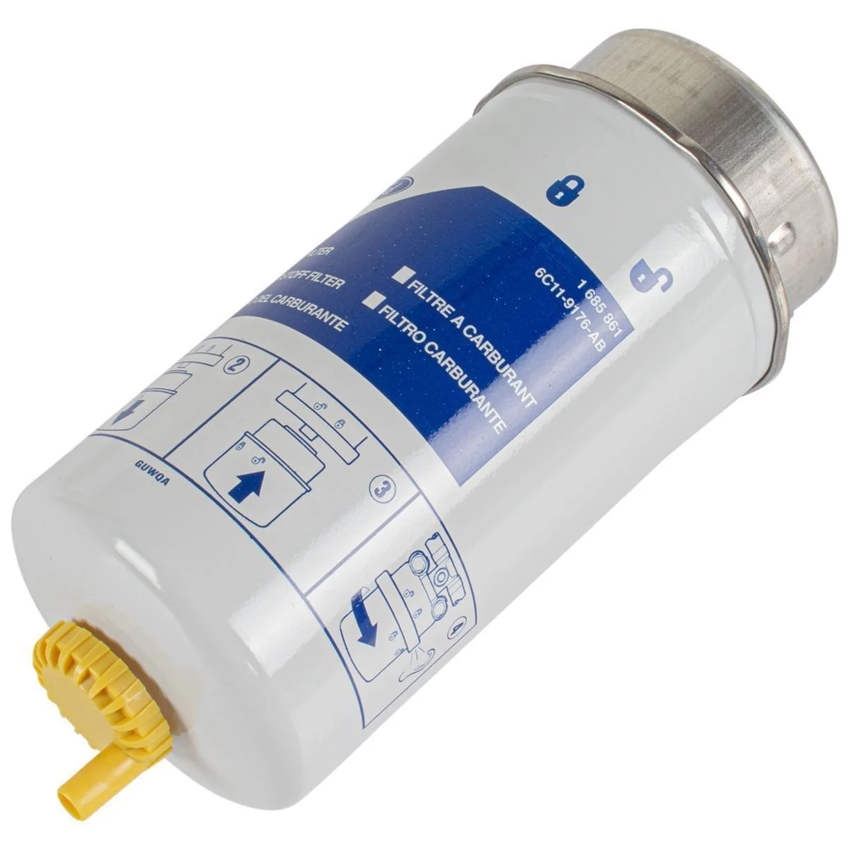 Filtro de combustible diésel original para Ford Transit 2.2 2.4 3.2 Duratorq 06-12 1685861