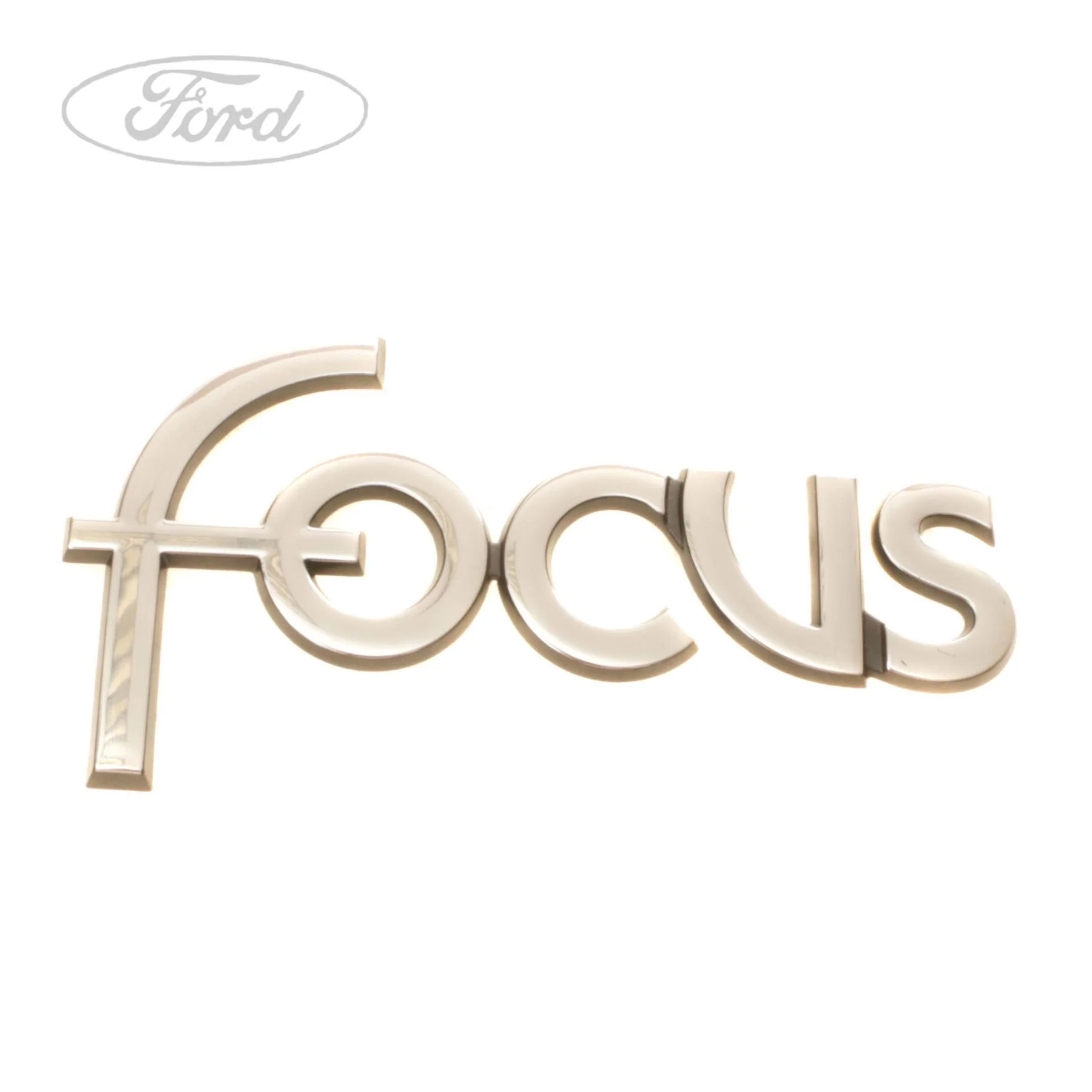 Ford Focus 1998-2005 Placa Nombre Parachoques Delantero Negra 1089611 - Image 2