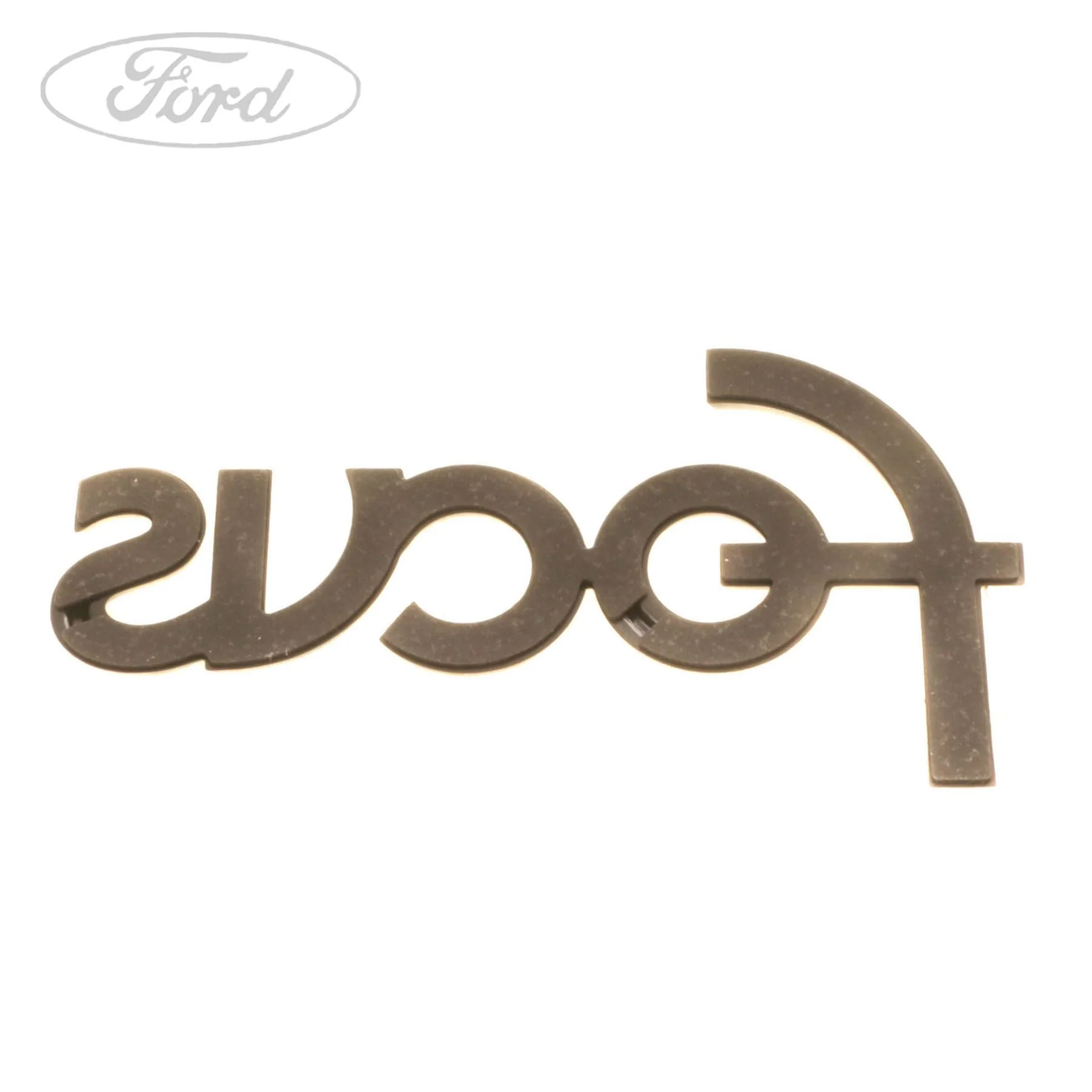 Ford Focus 1998-2005 Placa Nombre Parachoques Delantero Negra 1089611 - Image 3
