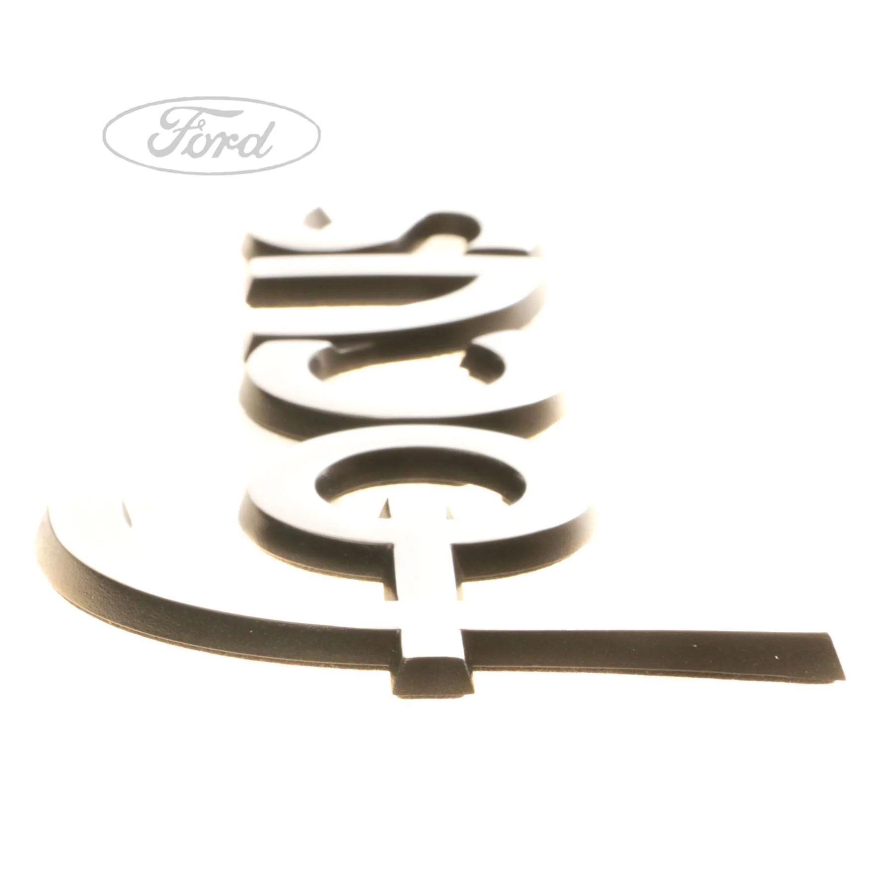 Ford Focus 1998-2005 Placa Nombre Parachoques Delantero Negra 1089611 - Image 4