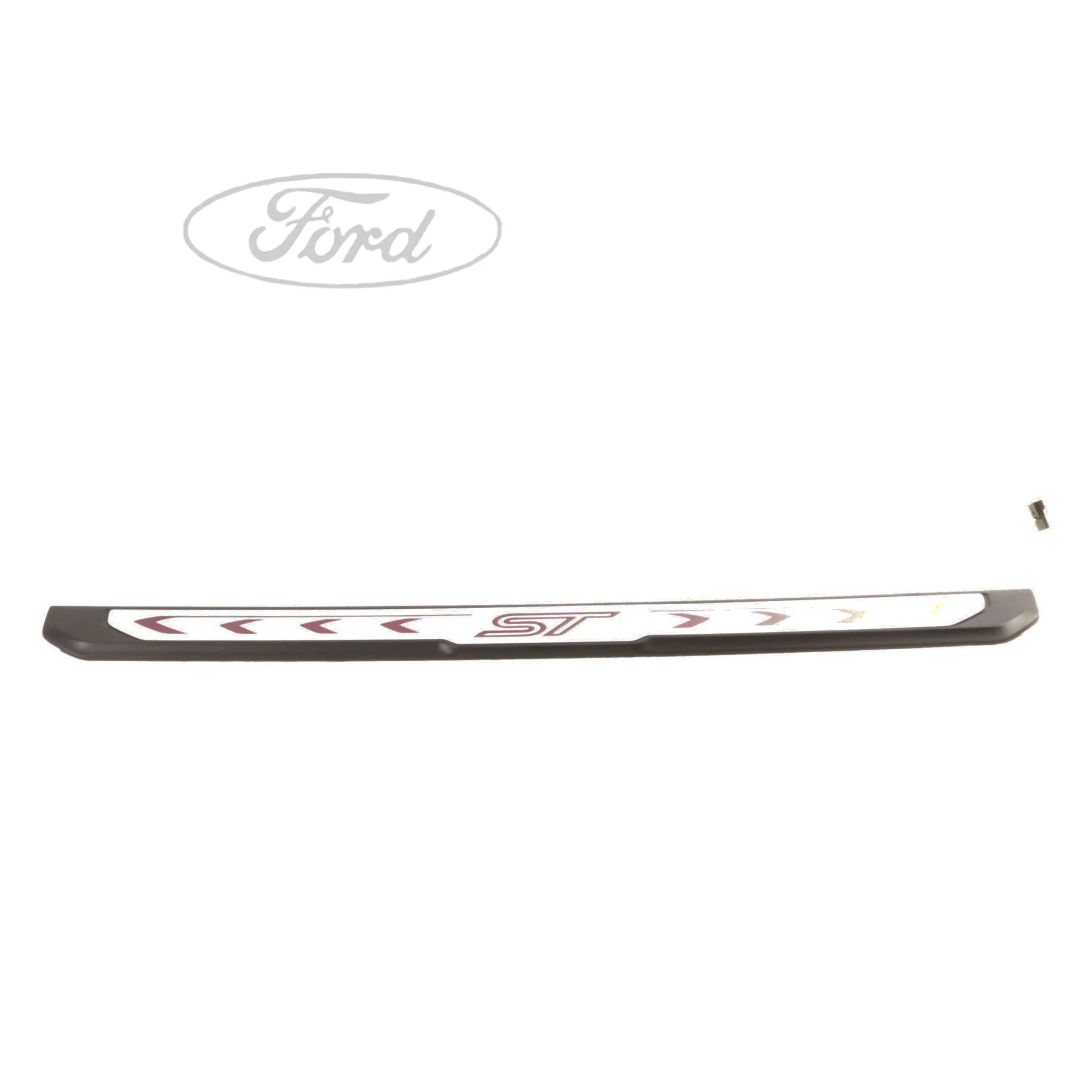 Ford Focus 2011-2019 Placa Escufrión Puerta Acero Inox Iluminada Derecha 1933671 - Image 2