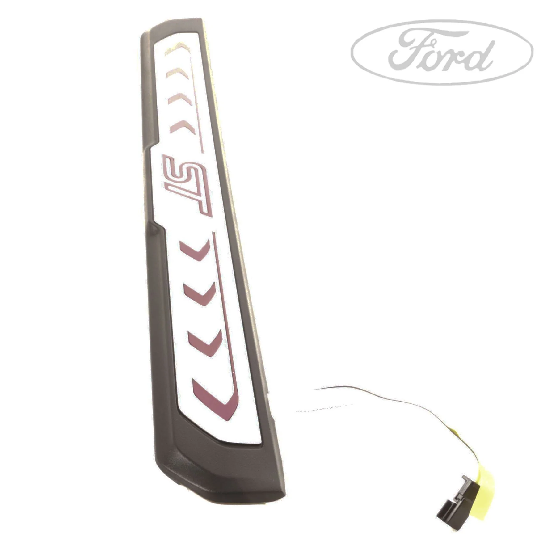 Ford Focus 2011-2019 Placa Escufrión Puerta Acero Inox Iluminada Derecha 1933671 - Image 5