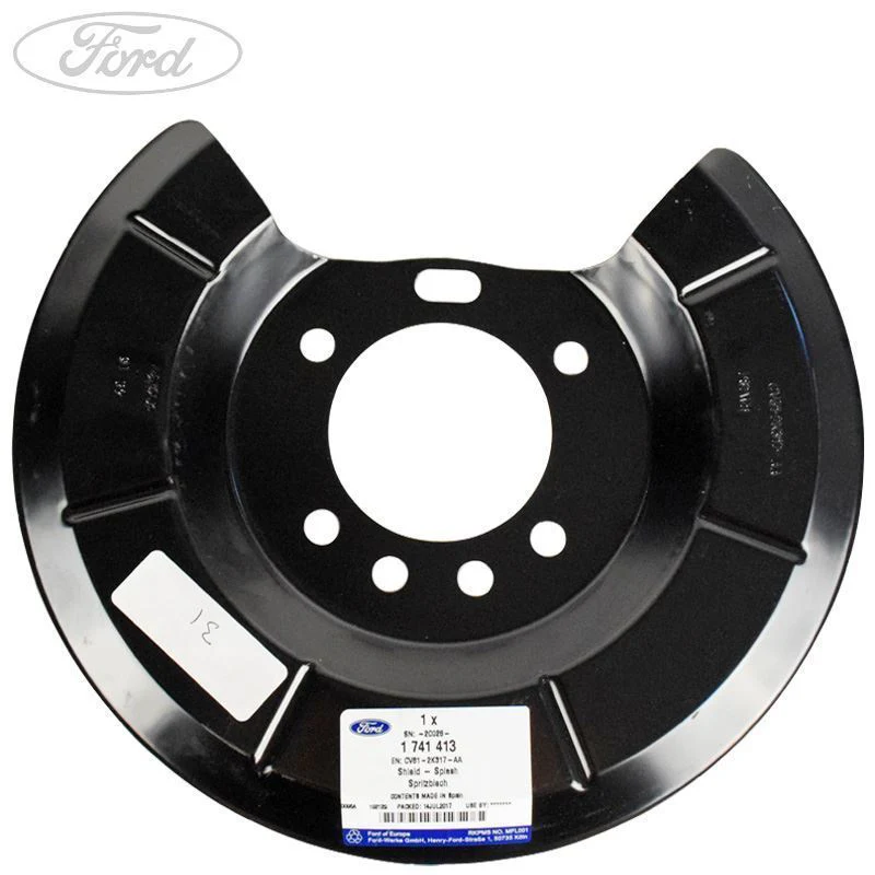Ford Focus 2011-2019 ST Protector Salpicaduras Trasero Negro 1741413 - Image 4