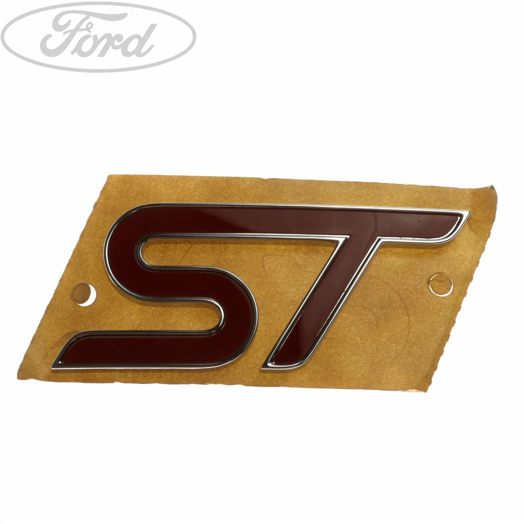 Ford Focus 2011-2024 ST/ST2 Placa Nombre Parachoques Trasero Negra 1748488 - Image 2