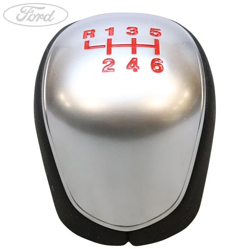 Ford Focus 2014-2019 Perilla Palanca Cambios Cromo Rojo 1875410 - Image 3