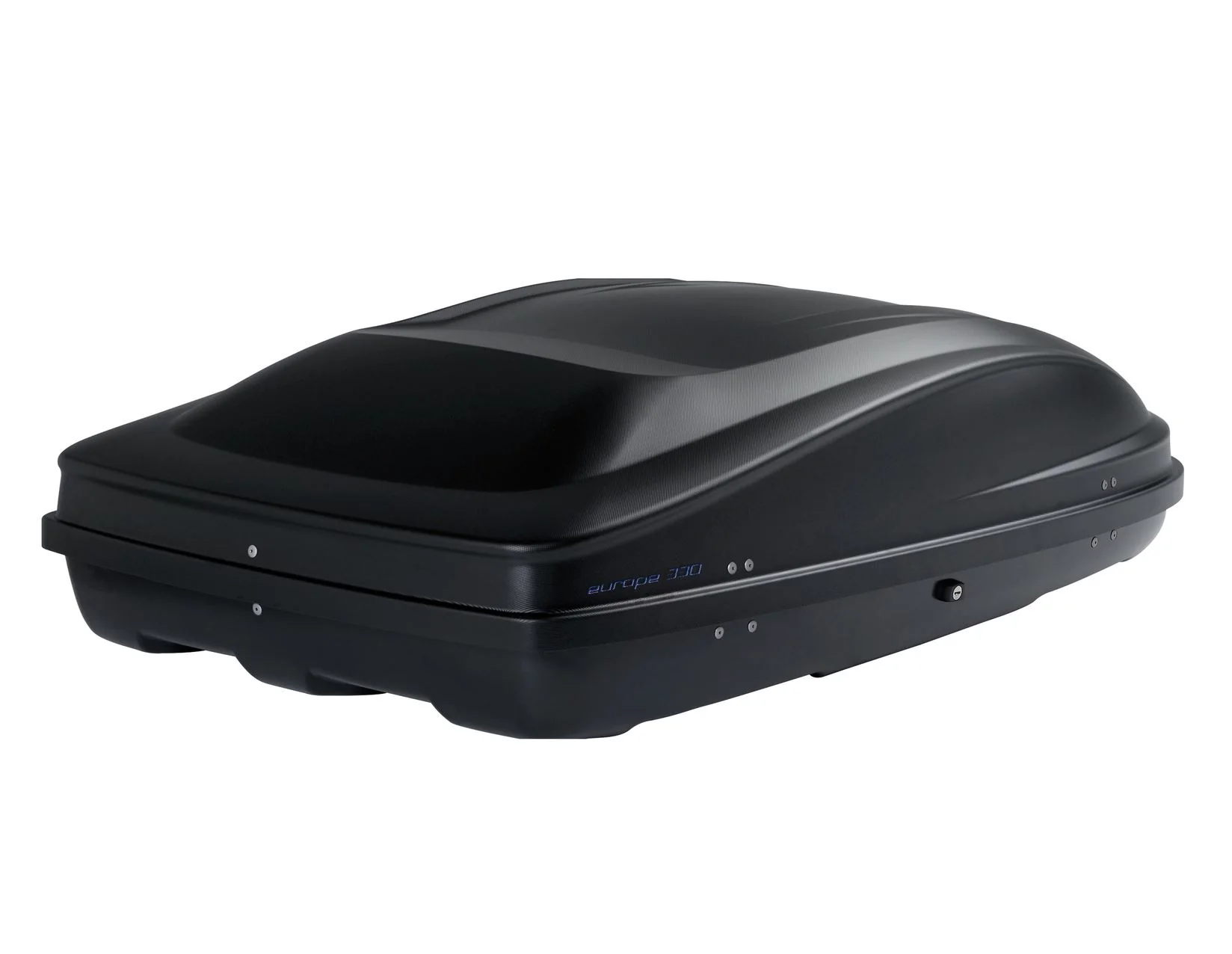G3* Baúl de techo Elegance Europe 330, con grabado en color negro mate.