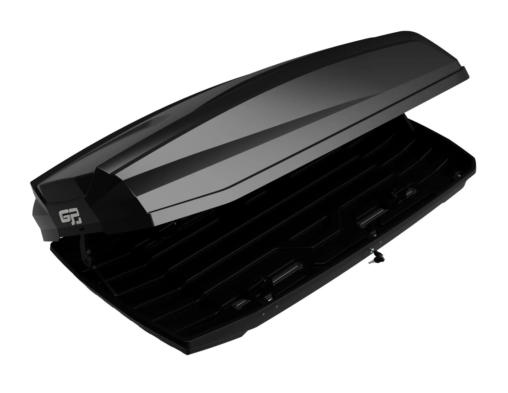 G3* Baúl de techo GP Rapture,520 l,negro brillante - Image 4