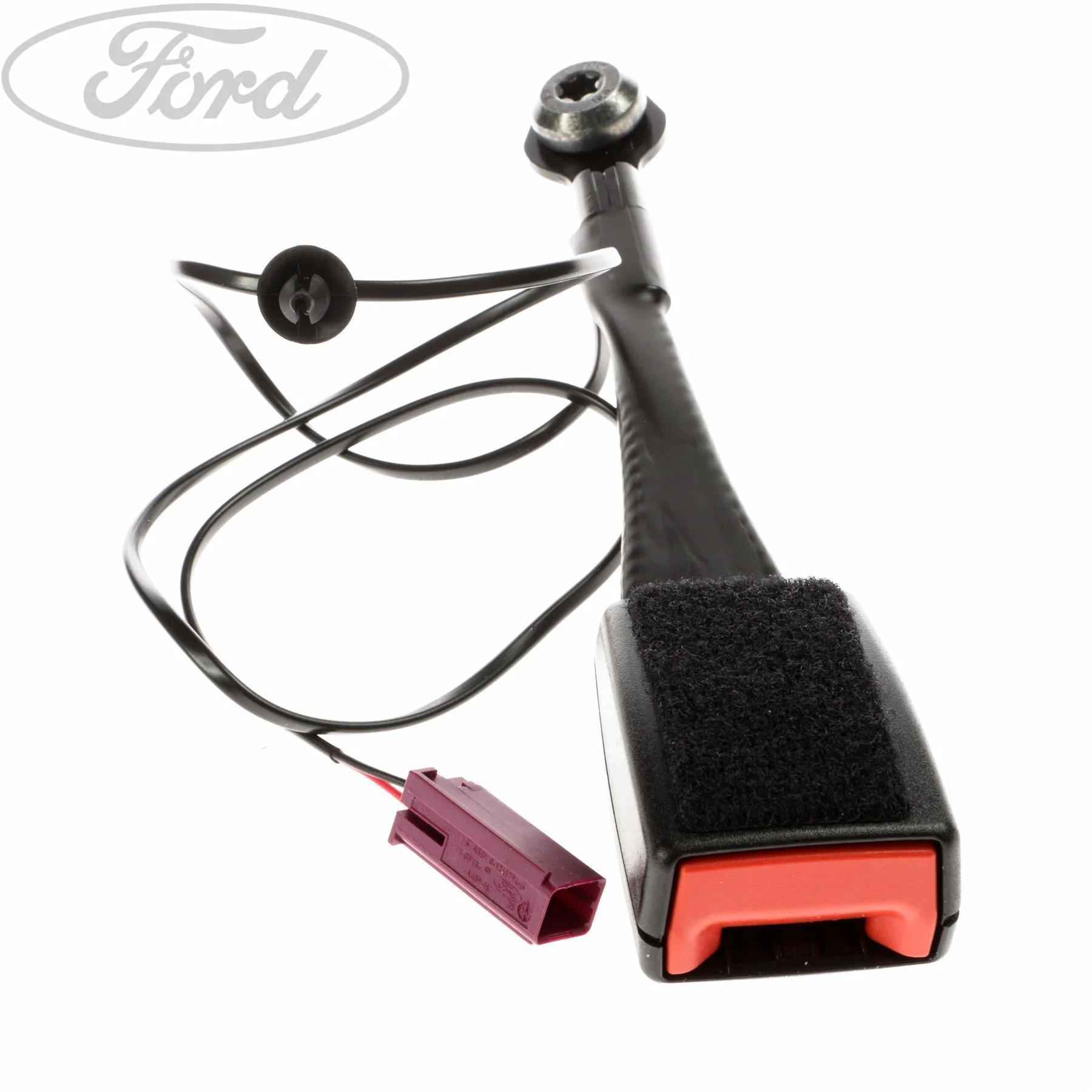 Hebilla para cinturón de seguridad del asiento delantero O/S (lado del pasajero) original para Ford Fiesta 2012- 1802351 - Image 3