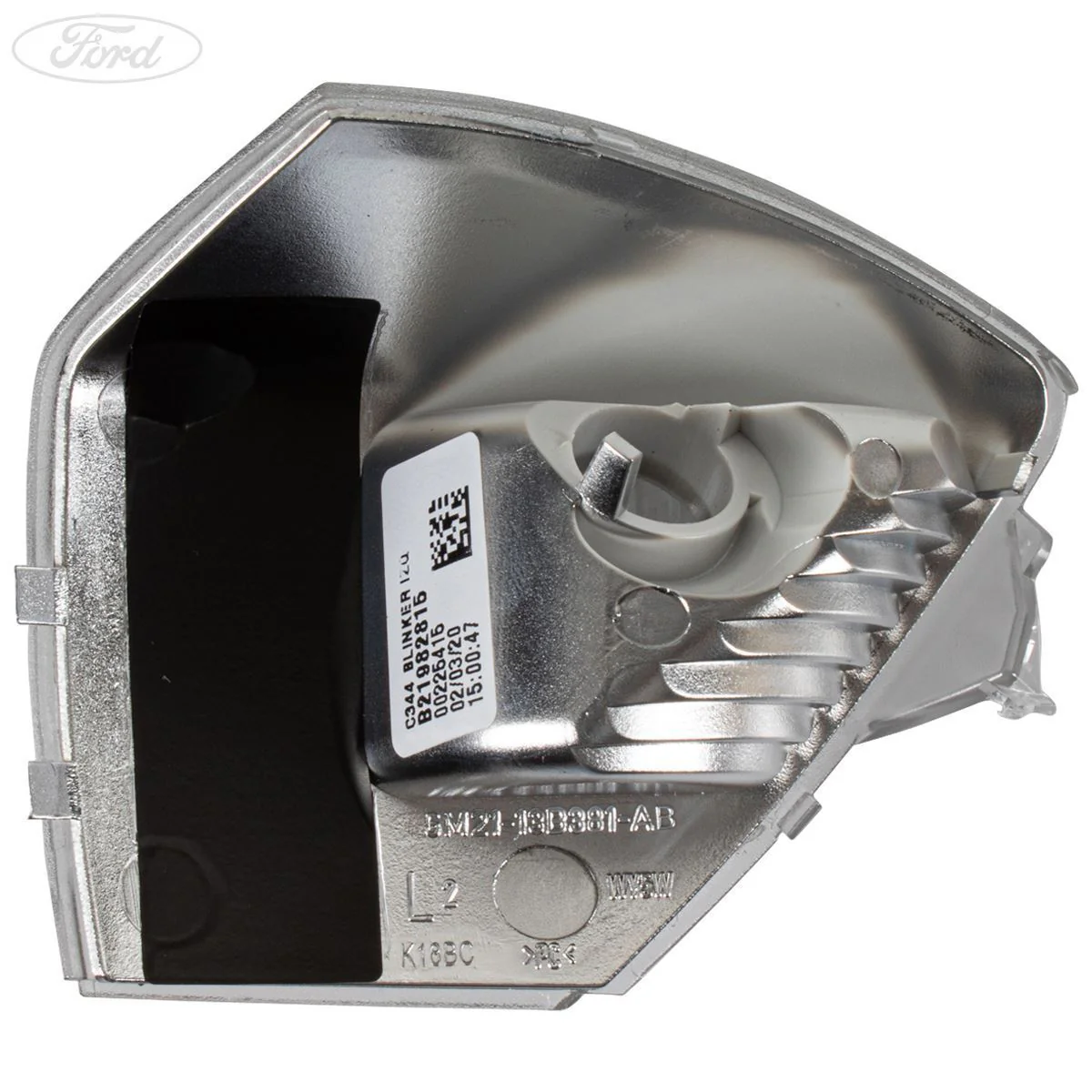 Indicador del espejo retrovisor lateral N/S (lado del conductor) original para Ford C-Max Galaxy S-Max Kuga O/S 2057115 - Image 2
