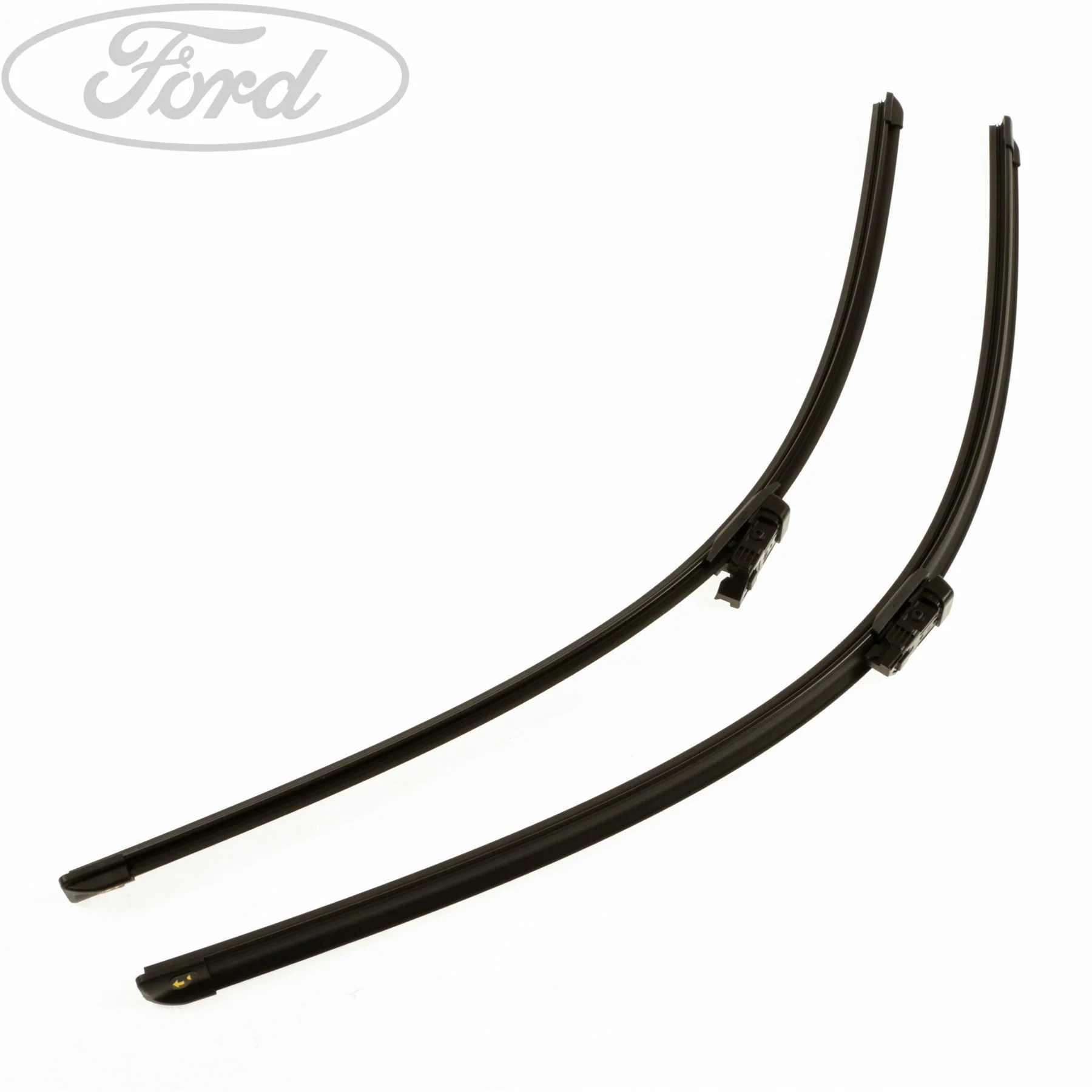 Juego de escobillas aerodinámicas planas para limpiaparabrisas delantero originales Ford 2123403 - Image 3