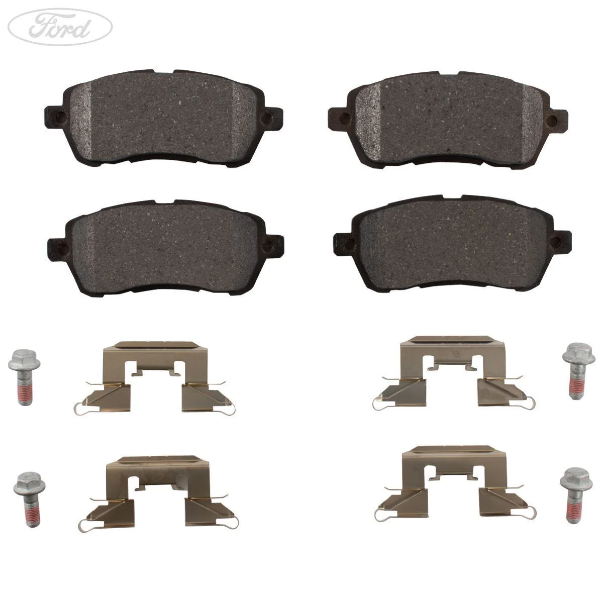 Juego de pastillas de freno delanteras Motorcraft originales para Ford Fiesta 2008-2016 2614604 - Image 5