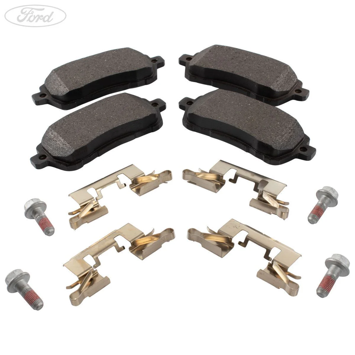 Juego de pastillas de freno delanteras Motorcraft originales para Ford Fiesta 2008-2016 2614604 - Image 8