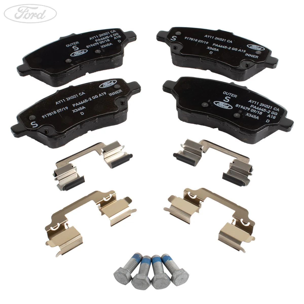 Juego de pastillas de freno delanteras originales para Ford B-Max Transit Courier Fiesta 1860476 - Image 2
