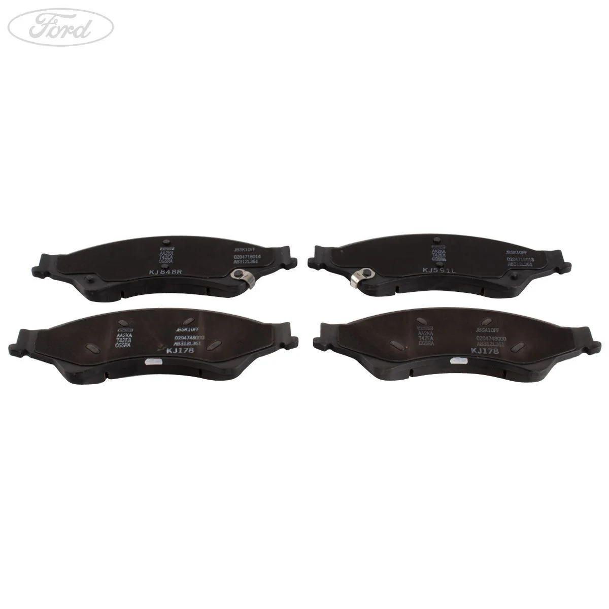 Juego de pastillas de freno delantero originales para Ford Ranger TKE TDCi de 2011 en adelante 1723538 - Image 3