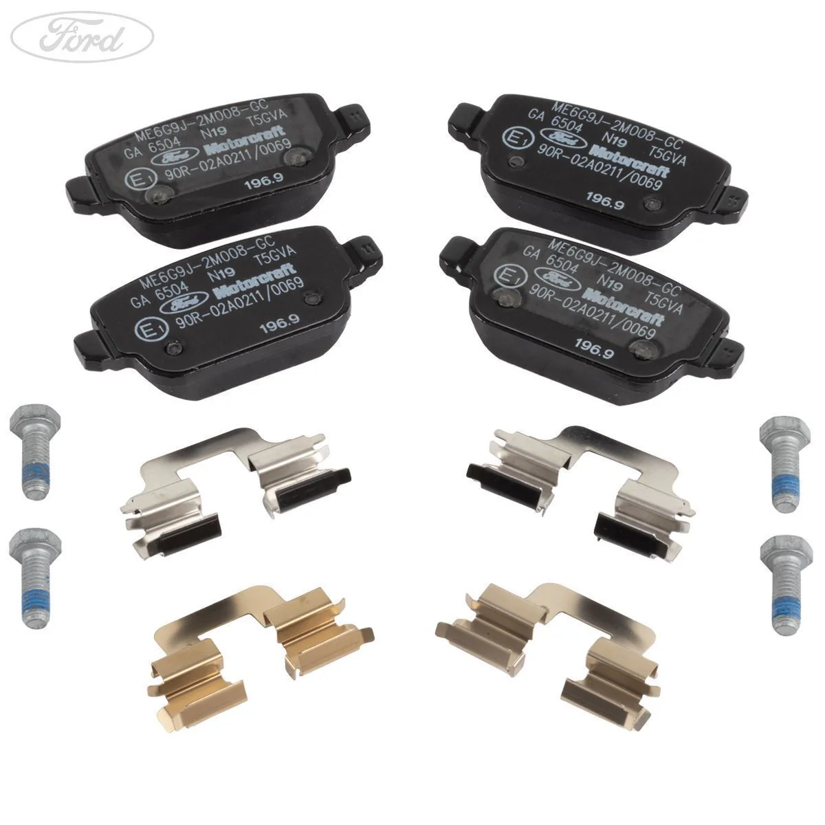 Juego de pastillas de freno traseras original Ford Kuga Motorcraft 2008 2012 1917249
