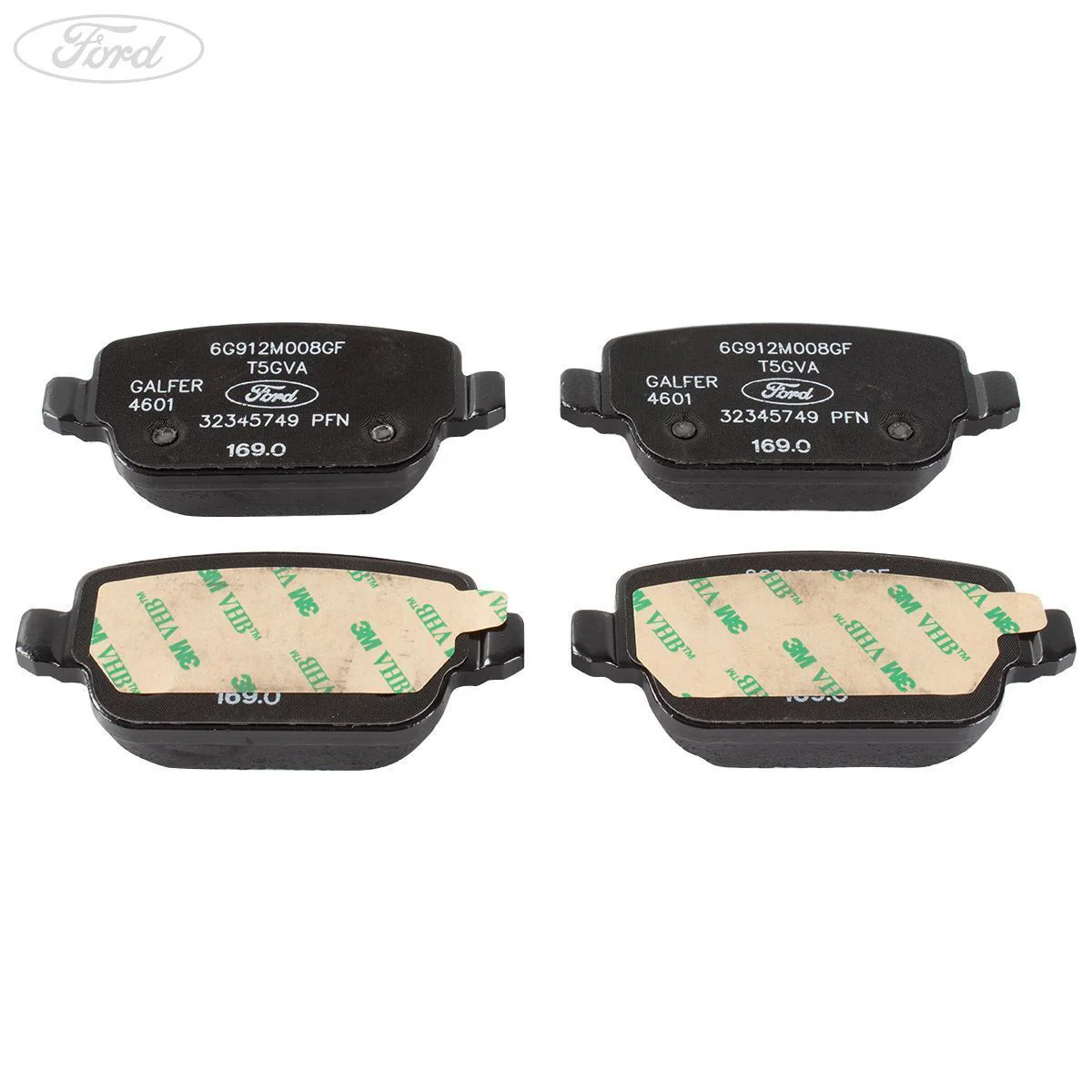 Juego de pastillas de freno traseras originales para Ford Focus Galaxy WA6 Mondeo S-Max 1756395 - Image 6