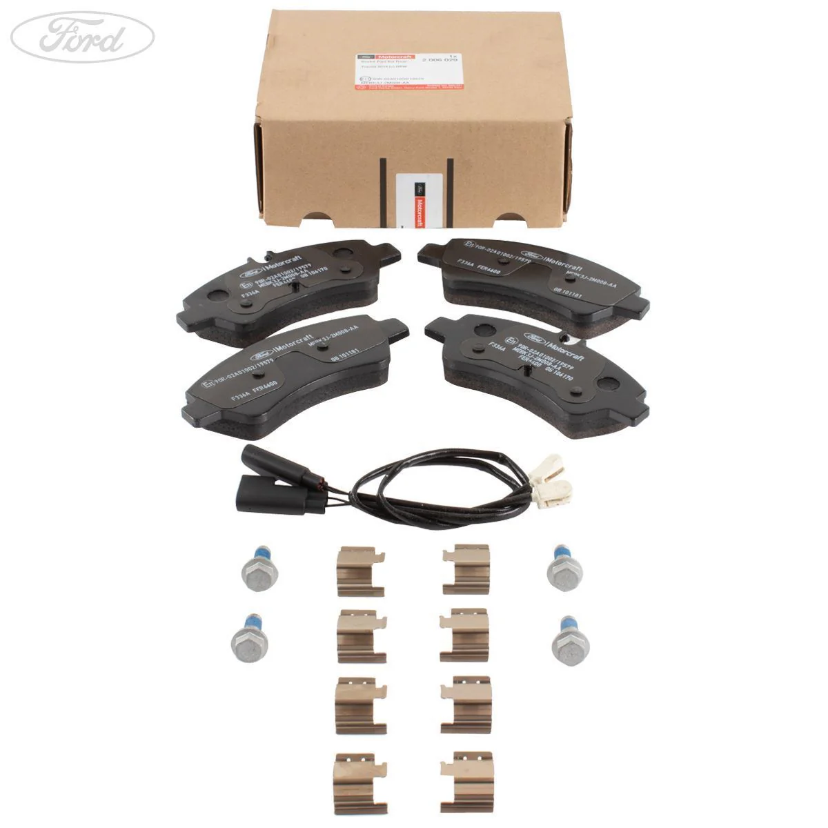 Juego de pastillas de freno traseras originales para Ford Transit Custom 2014- 2600772 - Image 8