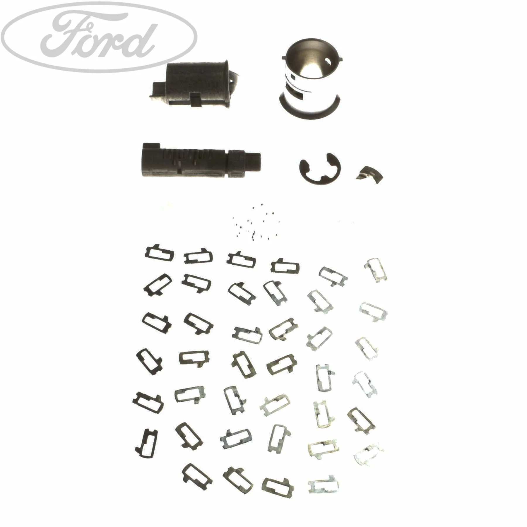 Kit de bombín de cerradura original para Ford C-Max Mondeo Galaxy S-Max Focus 2036863 - Image 2