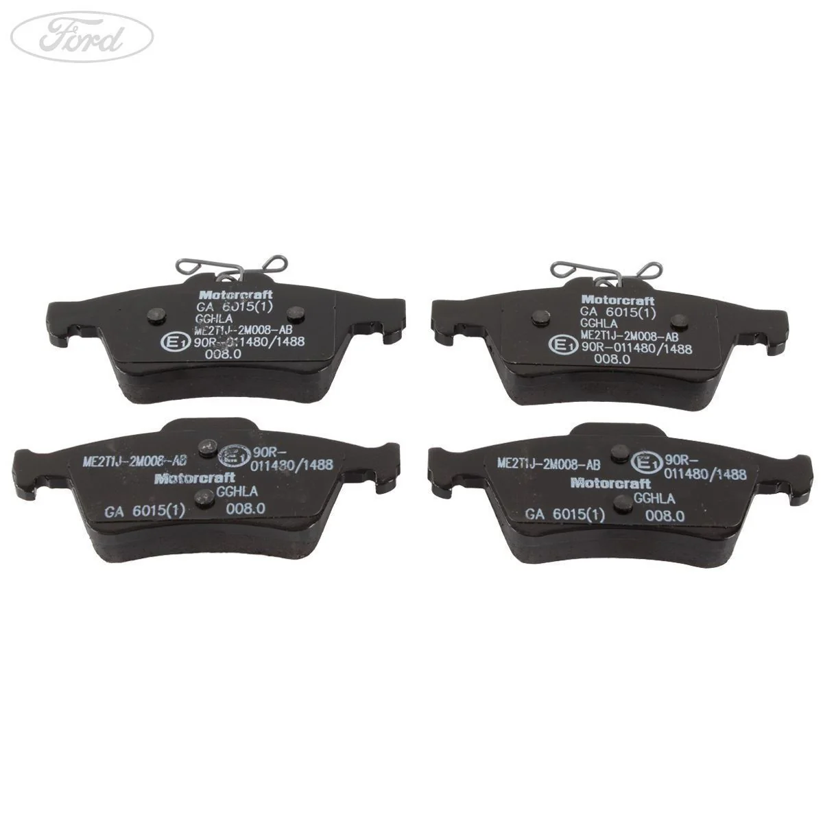 Kit de pastilla de freno trasera con pinza Motorcraft original para Ford Transit Connect 2177229 - Image 4