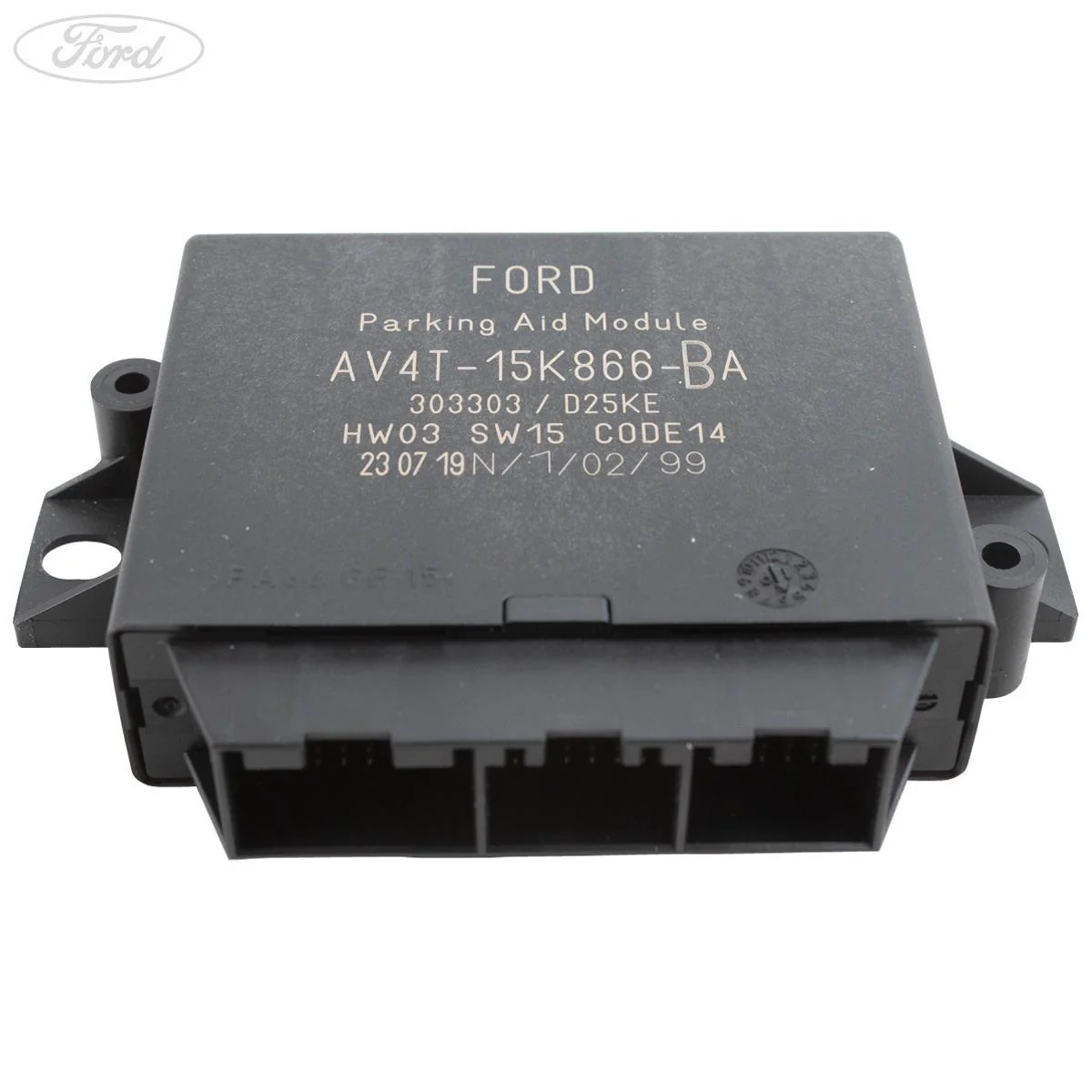 Ford Kuga 2008-2012 Módulo Ayuda Estacionamiento Negro 1715258 - Image 4