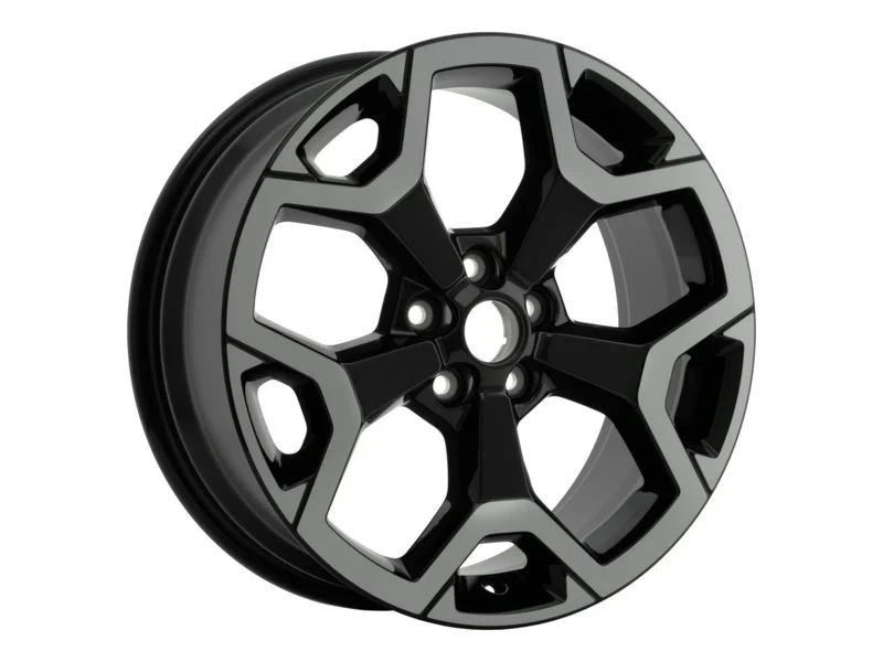 Kuga Llantas de aleación 18" Diseño de 5 radios en Y, en color negro absoluto mecanizado - Image 4