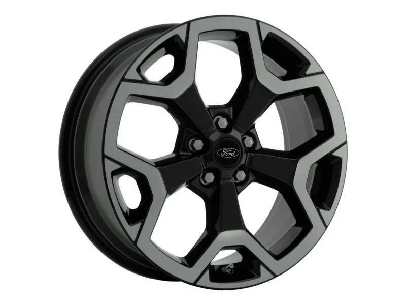 Kuga Llantas de aleación 18" Diseño de 5 radios en Y, en color negro absoluto mecanizado - Image 6
