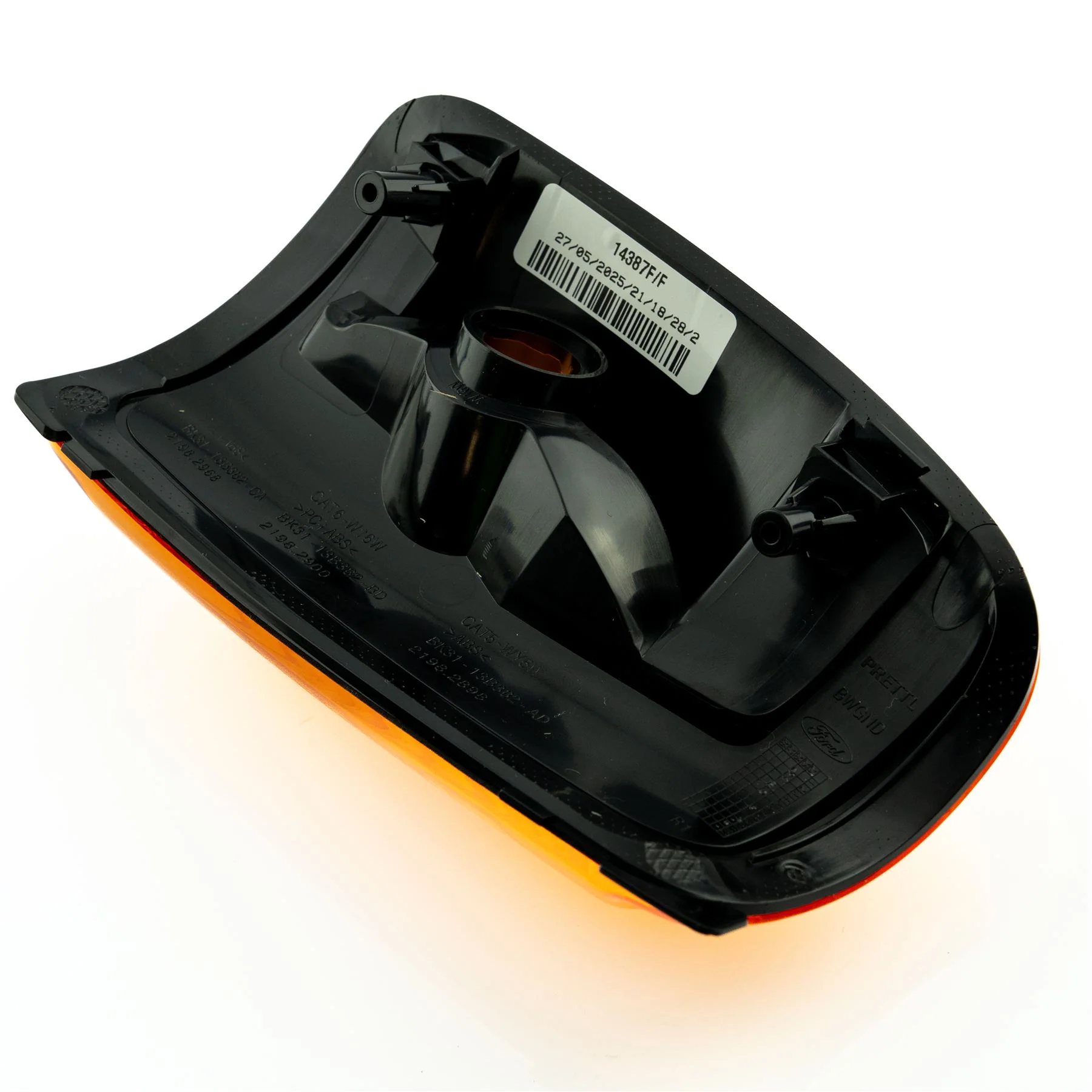 Lente del indicador luminoso naranja para espejo retrovisor lateral del conductor Transit 2014+ - Image 4