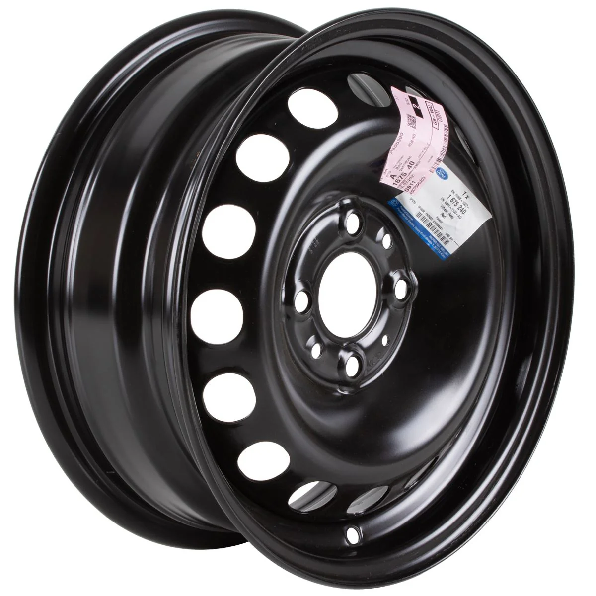 Llanta de acero negra de 14" 5.5x14 original para Ford KA 08-15 1675240