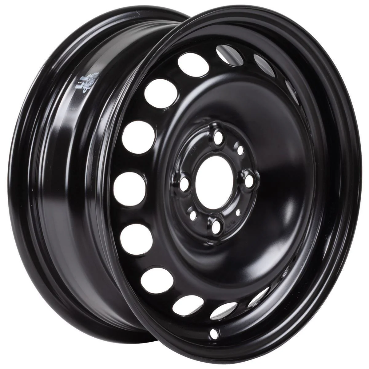 Llanta de acero negra de 14" 5.5x14 original para Ford KA 08-15 1675240 - Image 2